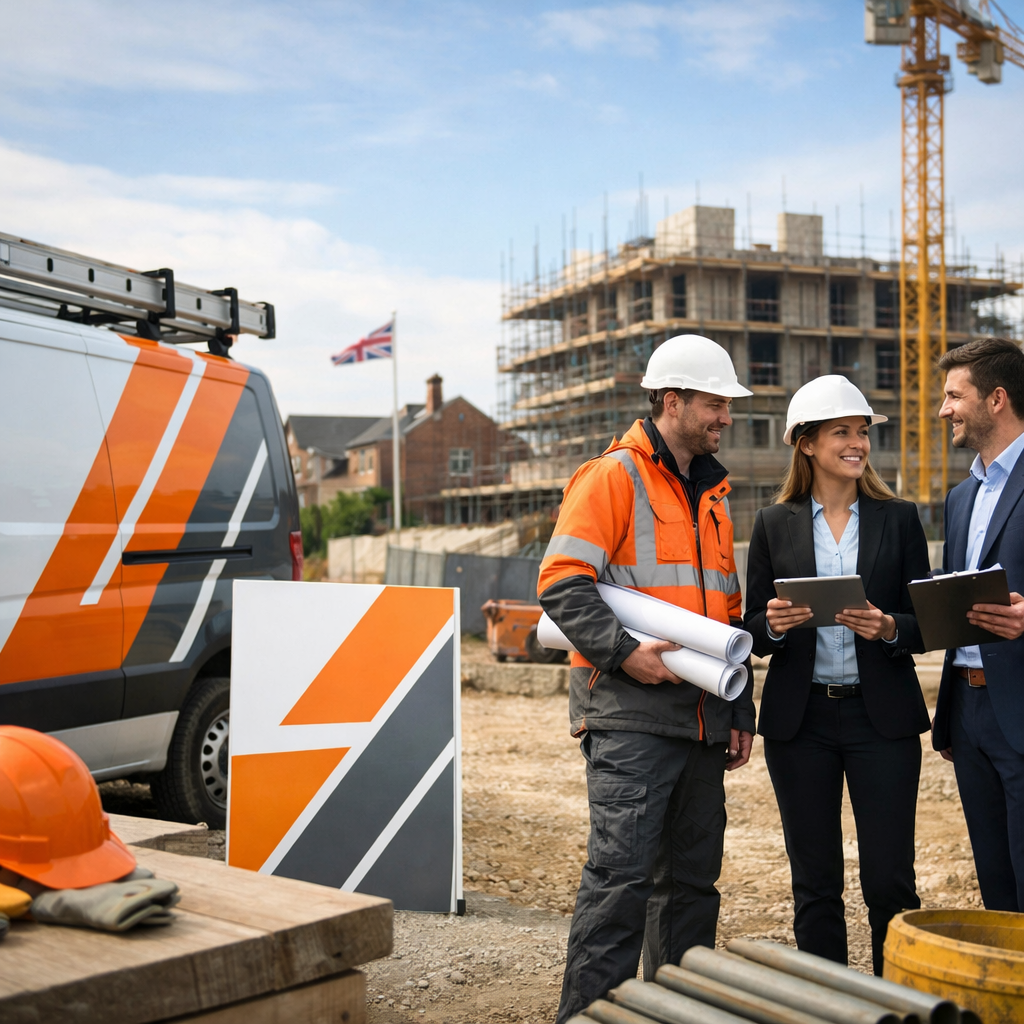 how to build a construction company brand UK