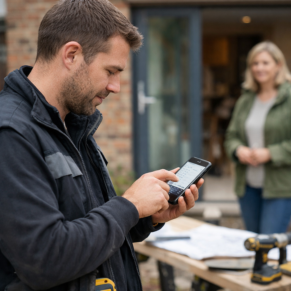 what app do tradespeople use to create quotes UK