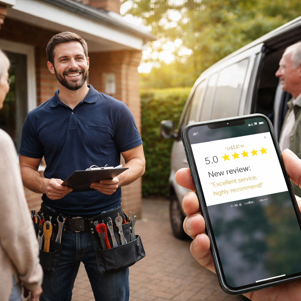 local tradesperson Google reviews customer trust