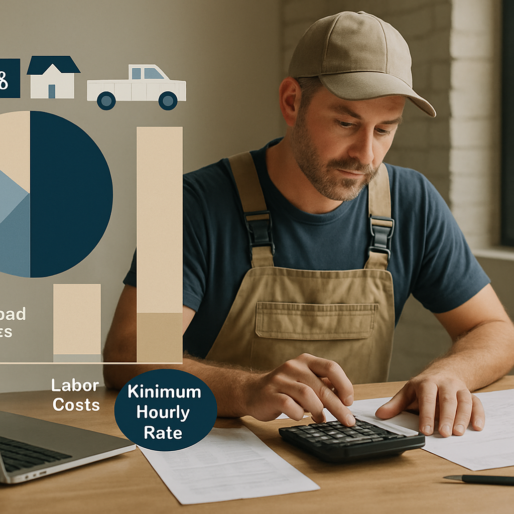 contractor hourly rate calculation USA overhead