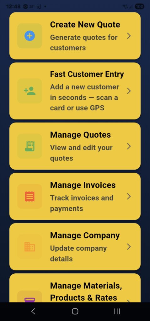 CoreQuote quoting software UK tradespeople review