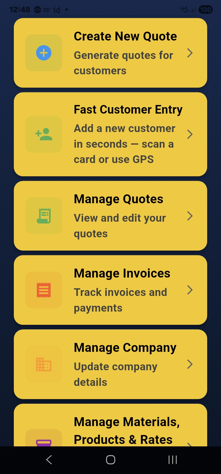 CoreQuote quoting software UK tradespeople review
