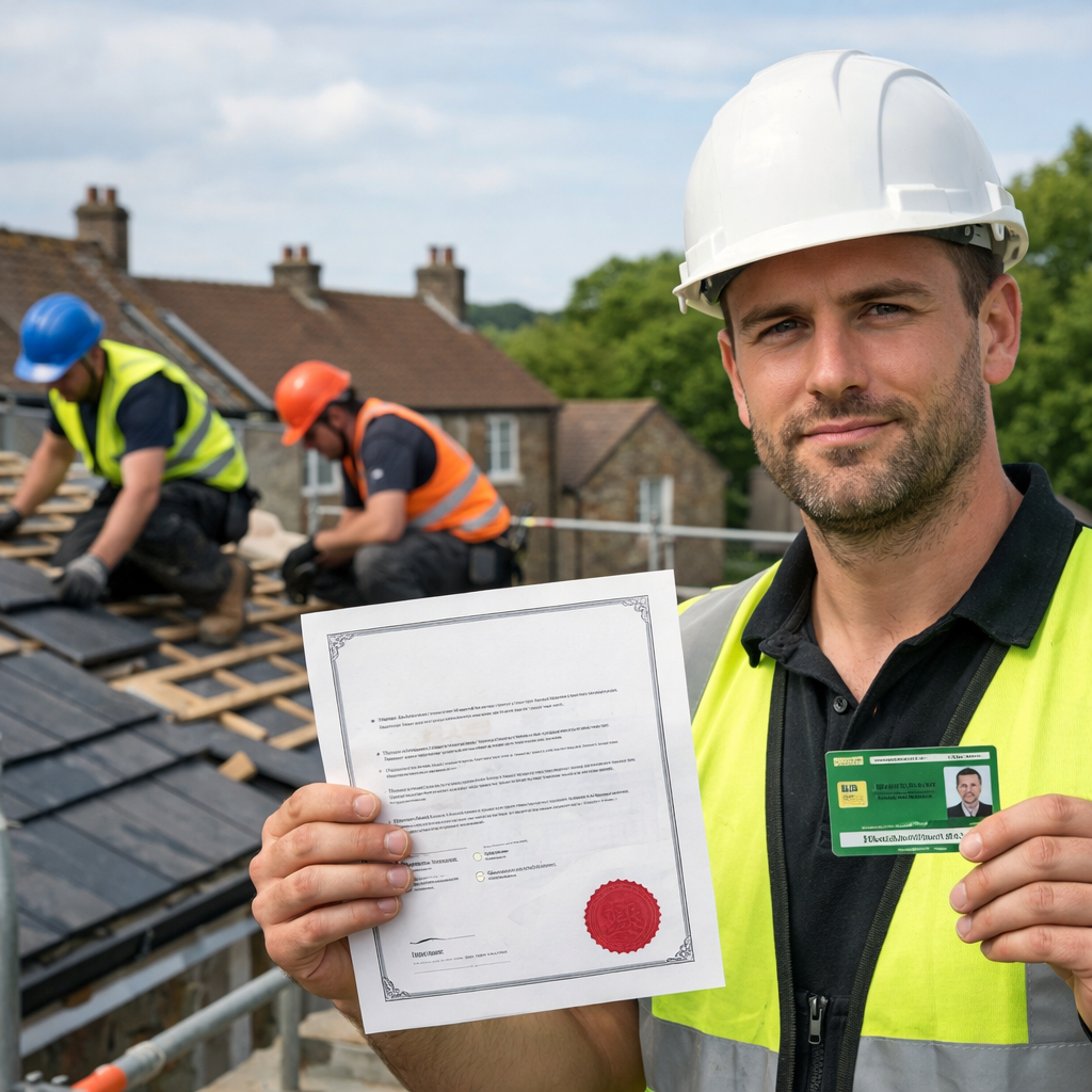 certifications roofers need UK