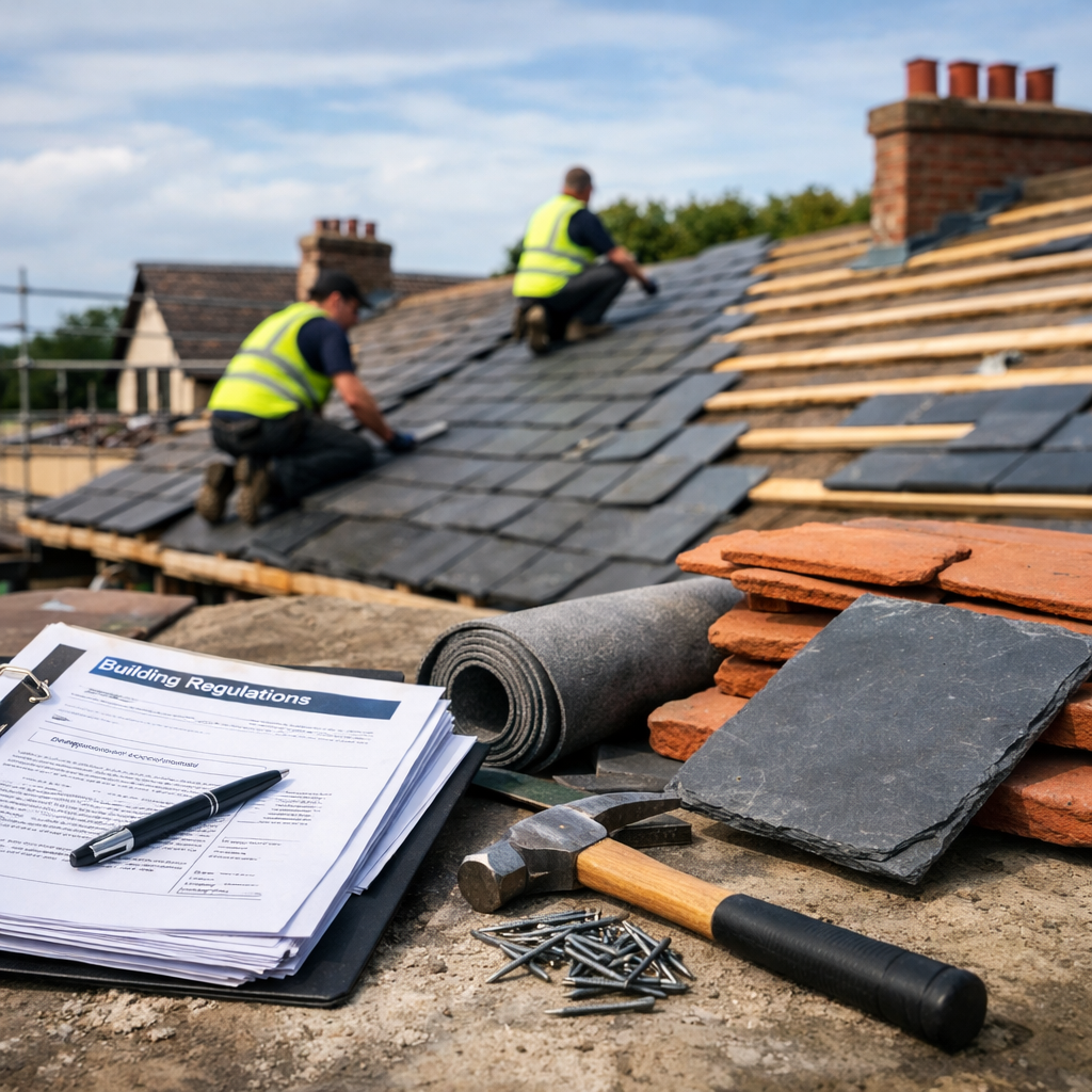 building regulations roofers UK
