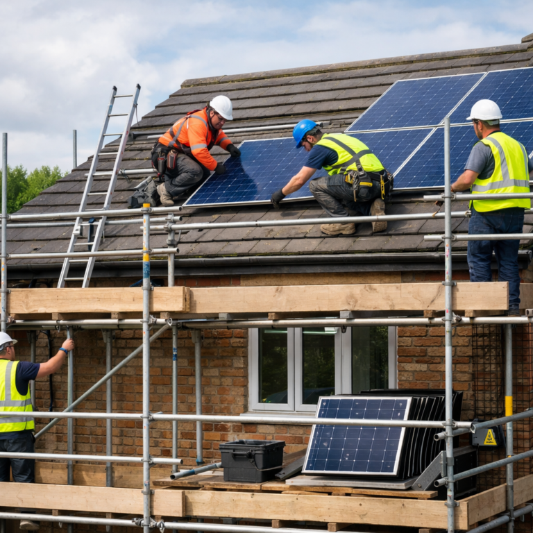 Scaffolding and Access for Solar: What Installers Need to Know