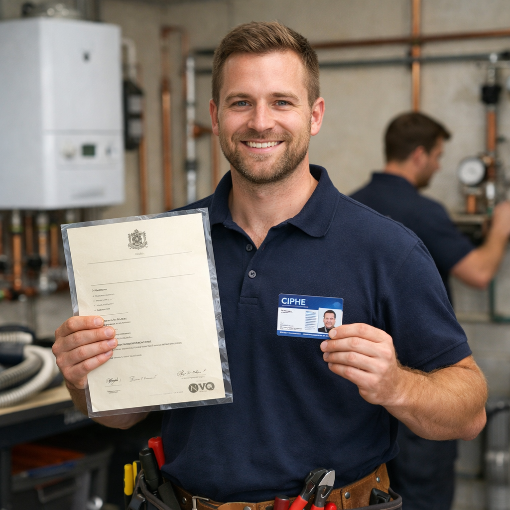qualifications needed to be a plumber UK