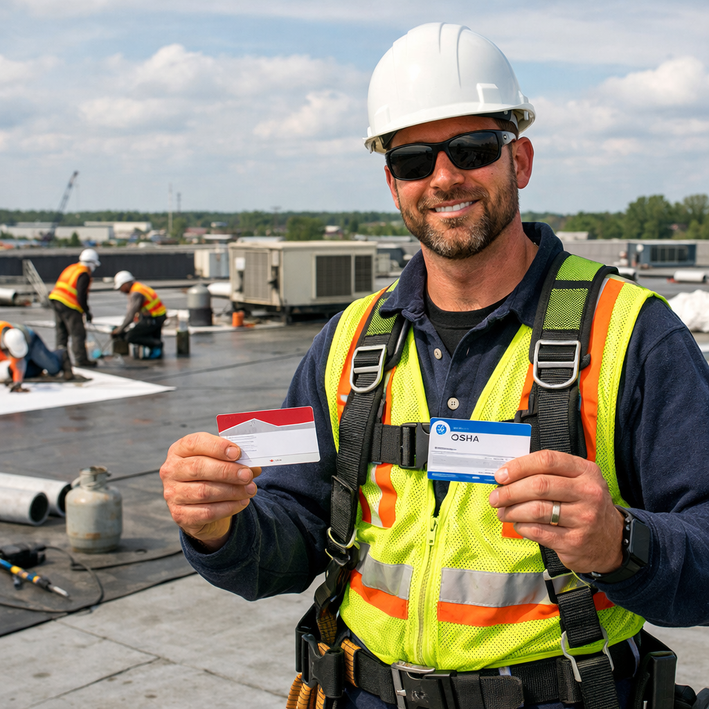 what certifications do roofers need USA
