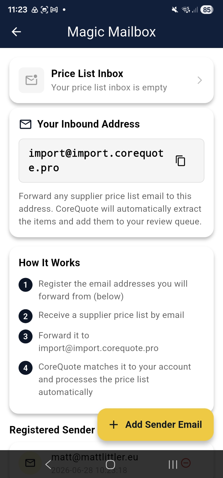 cq help mailbox 01 address