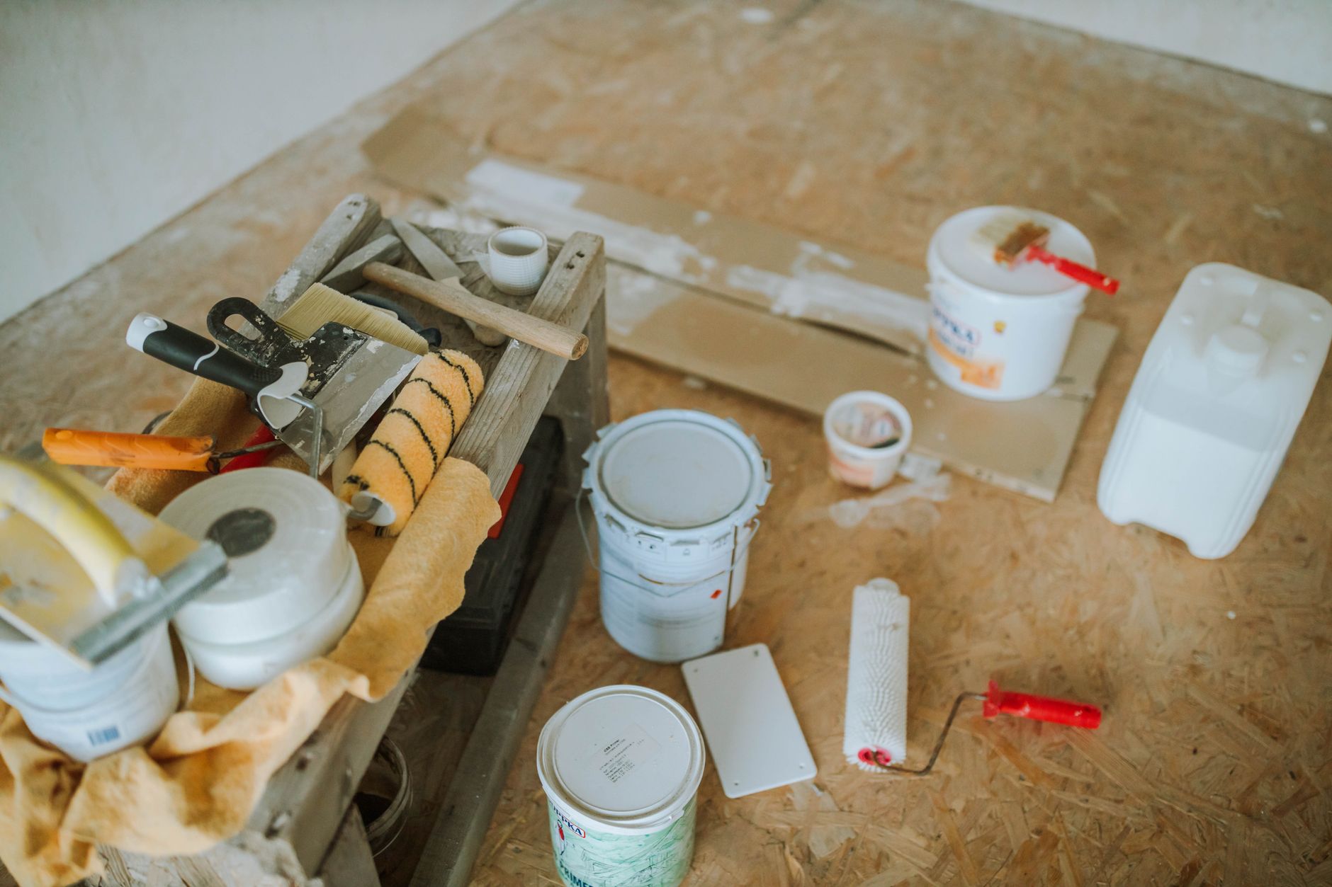 Professional handyman completing a home maintenance task in the USA, professional workwear