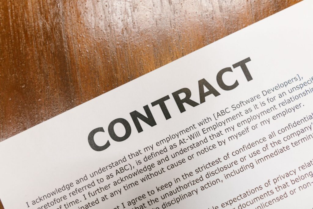 how to write terms and conditions contractor quote USA